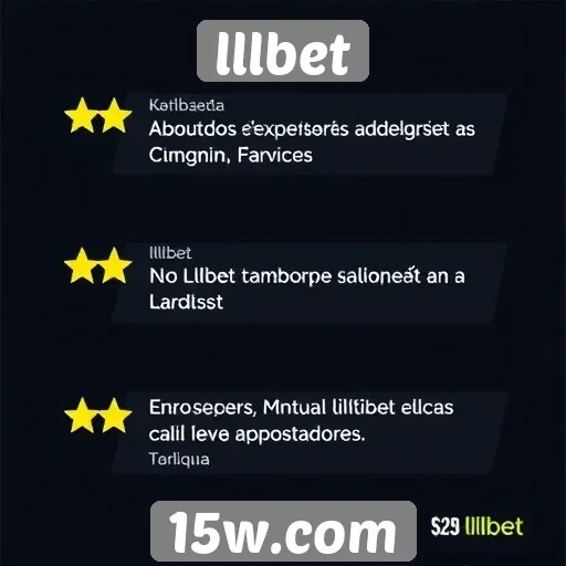 Avaliações de usuários destacam experiência no lllbet